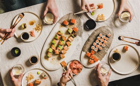 Abbinamenti di bevande con il sushi