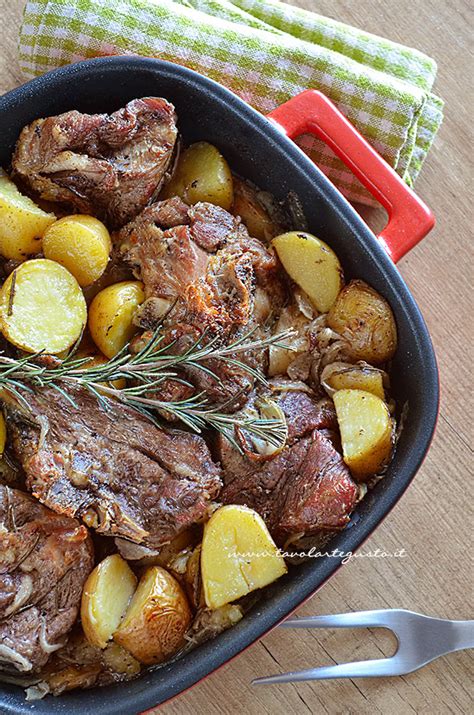 Agnello al forno con patate