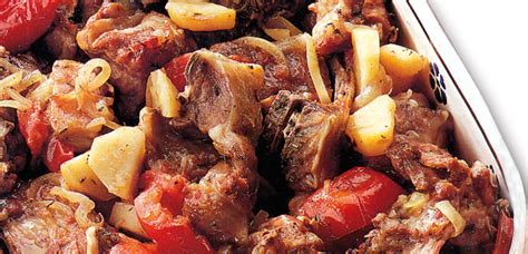 Agnello alla Cacciatora con Patate