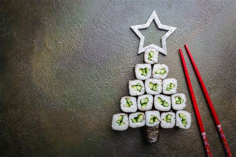 Albero di Natale Sushi