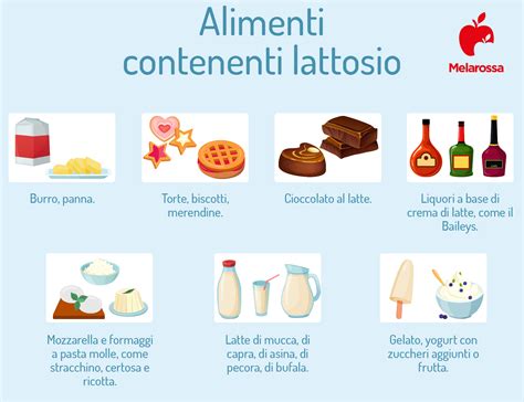 Alimenti che contengono lattosio