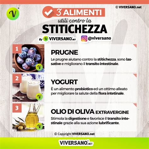 Alimenti contro la stitichezza