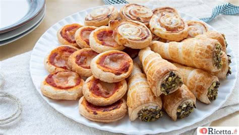 Antipasti con pasta sfoglia