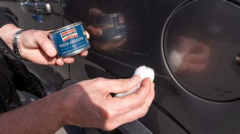 Applicazione pasta abrasiva