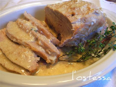 Arrosto al latte con le noci
