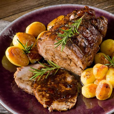 Arrosto di vitello al forno con patate