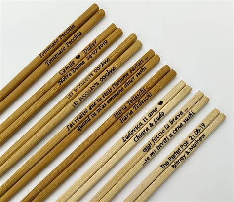 Bacchette sushi personalizzate