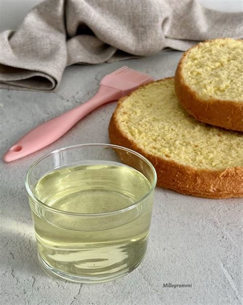 Bagna analcolica per dolci
