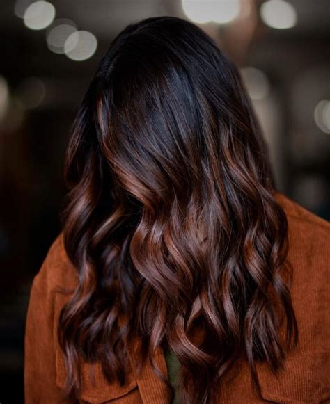 Balayage cioccolato su capelli scuri
