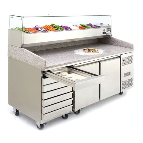 Banco pizza refrigerato