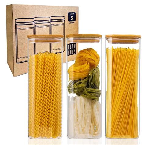 Barattoli in vetro per spaghetti