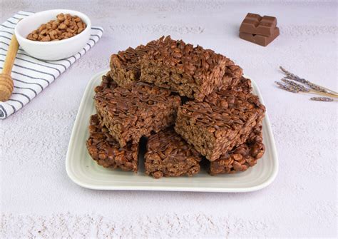 Barrette di cioccolato al riso soffiato