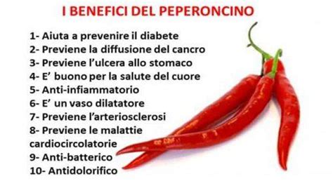 Benefici del peperoncino