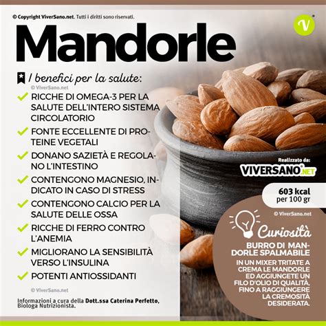 Benefici delle Mandorle