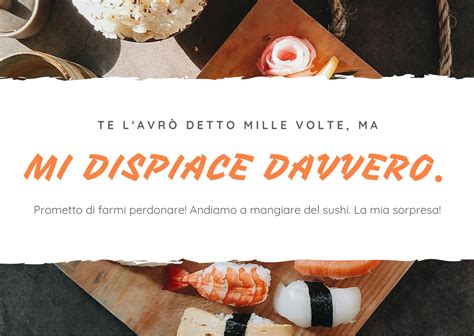 Biglietto auguri sushi