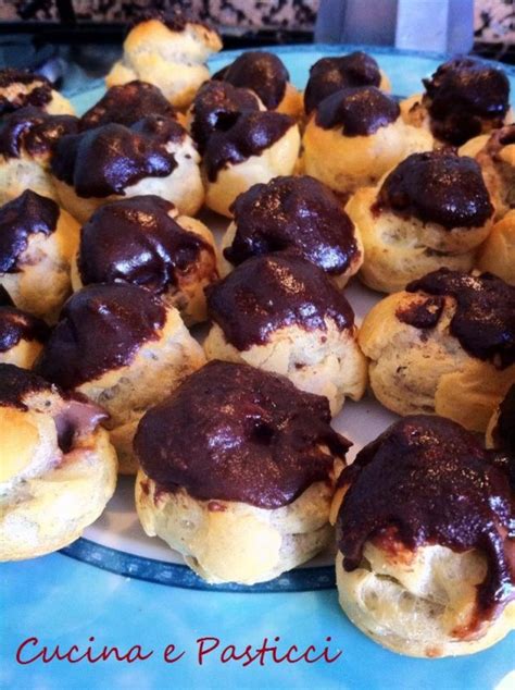 Bignè con Crema al Cacao