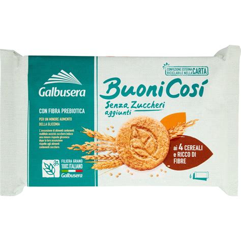 Biscotti BuoniCosì Galbusera ai 4 cereali