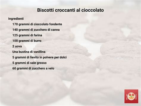 Biscotti Croccanti al Cioccolato