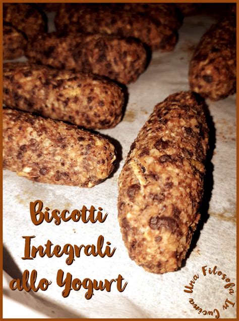 Biscotti Integrali allo Yogurt