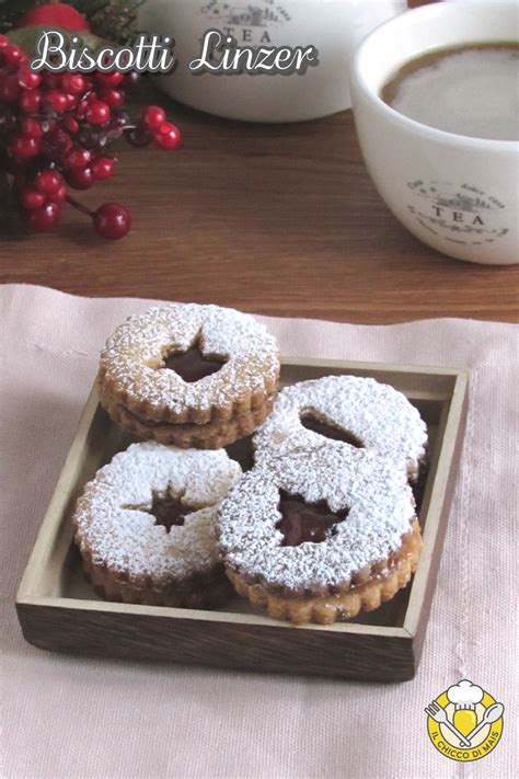 Biscotti Linzer con Marmellata