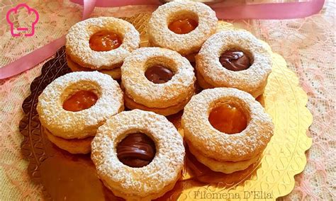 Biscotti Occhi di Bue con diverse farciture