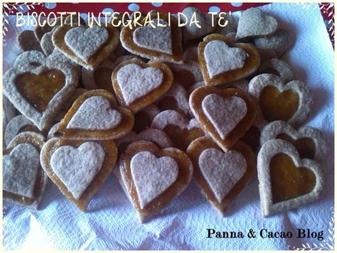 Biscotti abbraccio panna e cacao