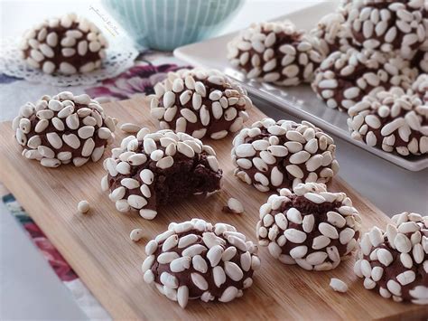 Biscotti al Cacao e Riso Soffiato