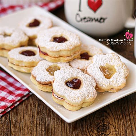 Biscotti al burro con marmellata