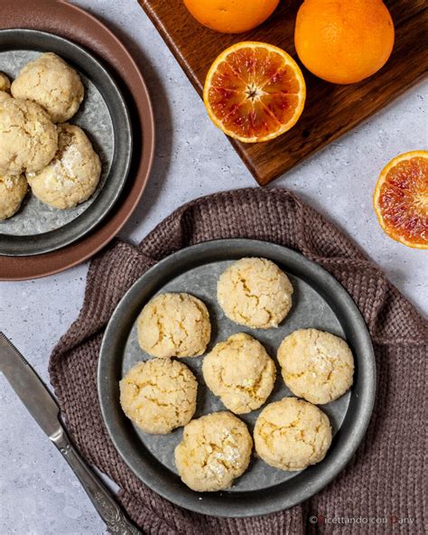 Biscotti all'arancia in padella