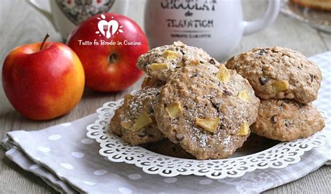 Biscotti avena, mela e cannella