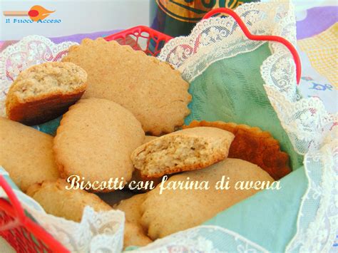 Biscotti con farina d'avena