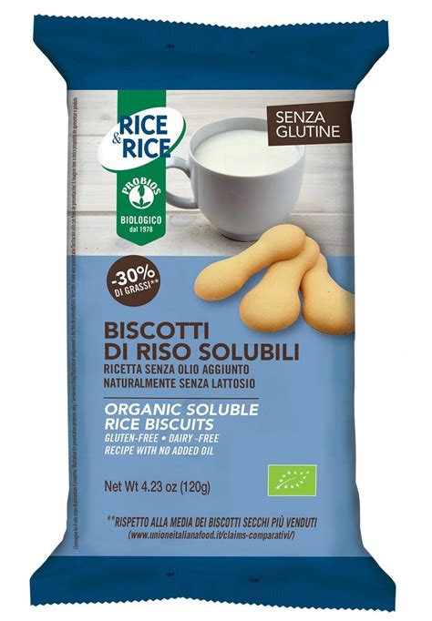 Biscotti di riso senza glutine