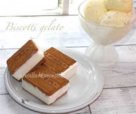 Biscotti gelato assemblati