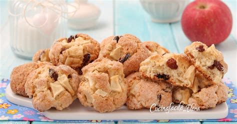 Biscotti mele e uvetta