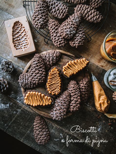 Biscotti pigna caramello salato