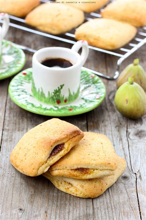 Biscotti rustici con confettura di fichi