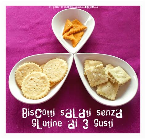 Biscotti salati senza glutine