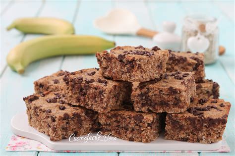 Biscotti senza zucchero con avena e banana