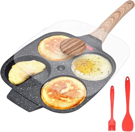 Bobikuke Padellino per Pancake Induzione con Coperchio