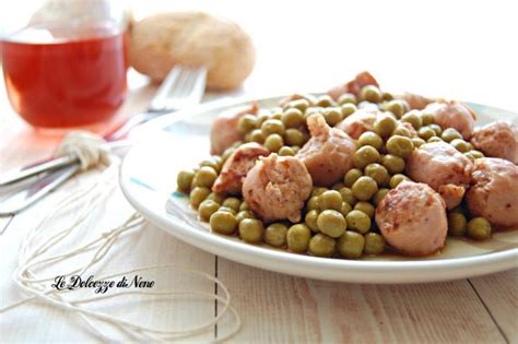 Bocconcini di Salsiccia e Piselli