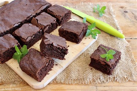 Brownies al cioccolato e menta