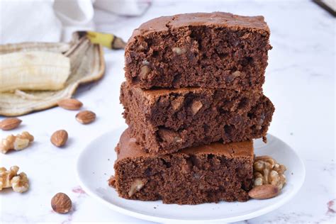 Brownies alla banana e cioccolato
