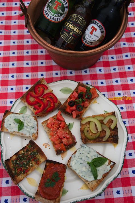 Bruschetta con Pane Fatto in Casa