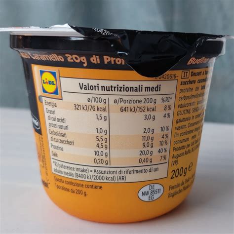 Budino Proteico Milbona Lidl
