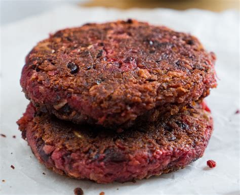 Burger di fagioli rossi e barbabietola