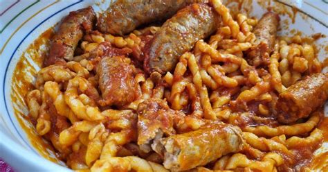 Busiate con Salsiccia