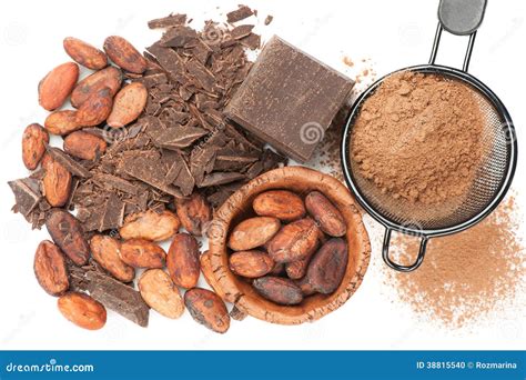 Cacao in polvere e cioccolato fondente