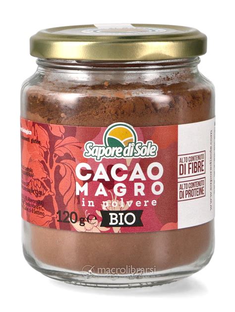 Cacao magro in polvere