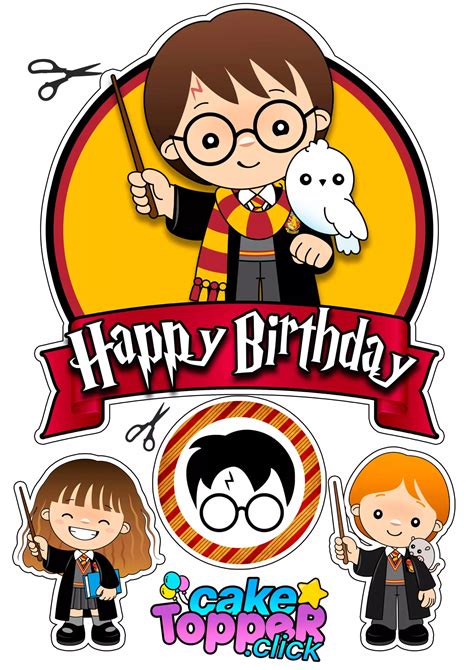 Cake Topper Harry Potter