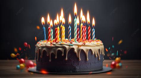 Candeline su torta di compleanno